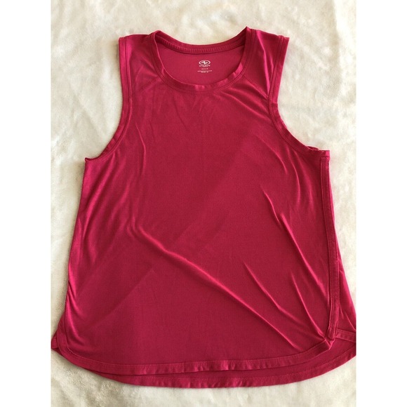 Athletic Works Womens Size L (12-14) Pink Tank Top Scoop Neck Workout Shirt - Picture 1 of 10
